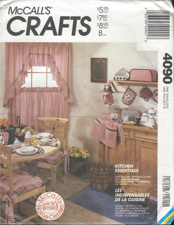 1980 S Mccall S Craft Pattern 4090 Farm And Country Etsy