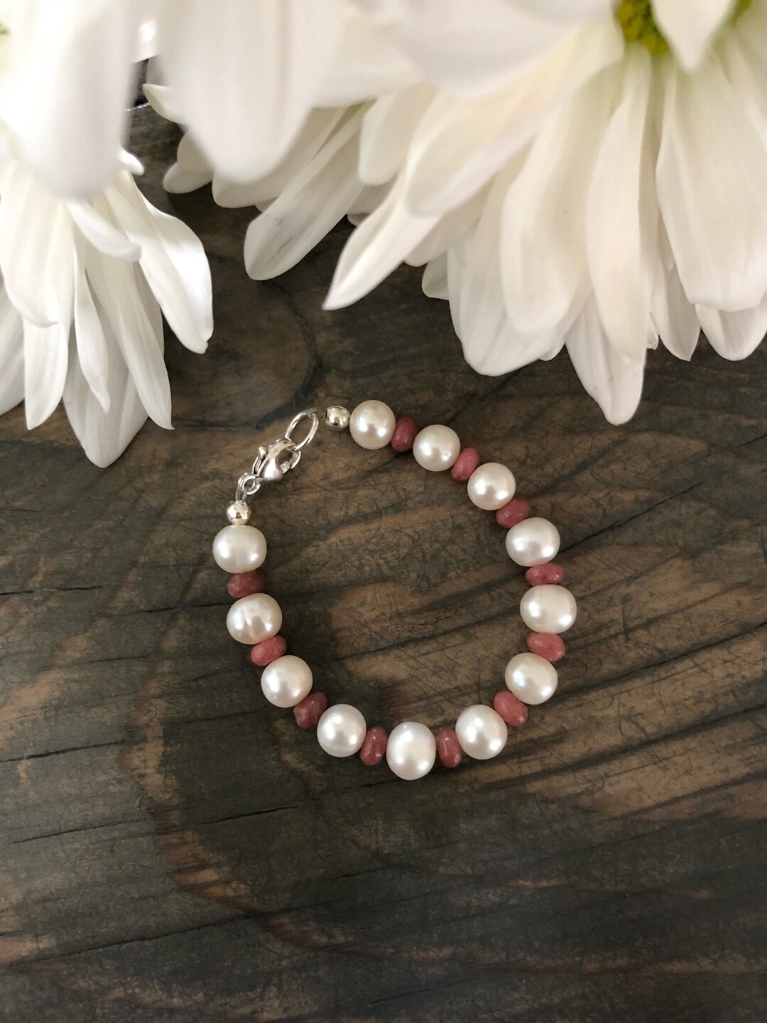 Baby Bracelet Keepsake Baby Bracelet Pearl Baby Bracelet Etsy