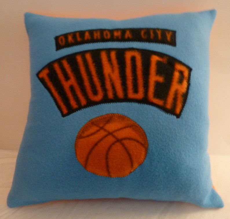 Thunder Spurs 76ers Wizzards Trail Blazers Ships today Raptors BASKETBALL TEAM PILLOWS basketball fan gifts Jazz
