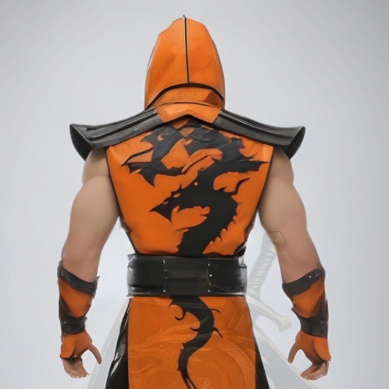 SCORPION MORTAL KOMBAT Cosplay Mask Forjadict3d Replica EUR 65,95 - FR