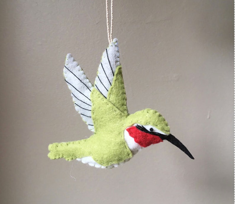 Hummingbird Sewing Pattern PDF Felt Hummingbird DIY Etsy España