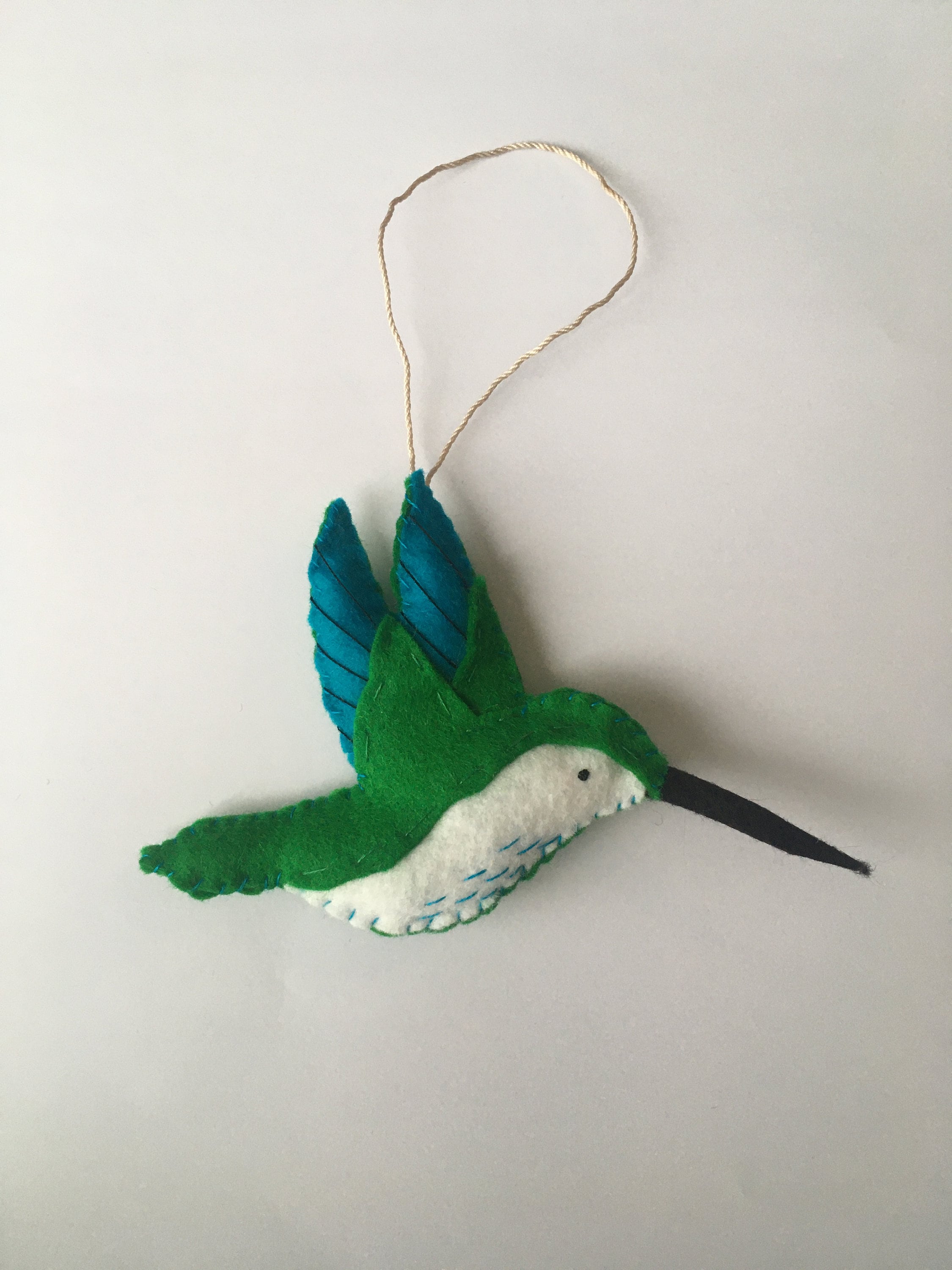 Hummingbird Sewing Pattern PDF Felt Hummingbird DIY Etsy