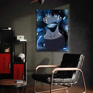 Sung Jinwoo Smile - Solo Leveling - Anime Canvas Print - Office, Modern Art, Decoration, Wall Art, Canvas Prints, Wall Art