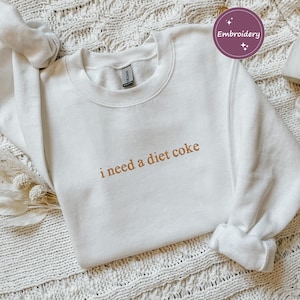 Custom Embroidered Sweatshirt, Personalized Crewneck, Custom Text Sweatshirt, Embroidered Text Crewneck, Custom Embroidery, Gift for Bride