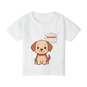 Cute Puppy T-Shirt for Toddlers - Soft Cotton Dog Tee, Animal Lover Gift, Fun Birthday Outfit for Kids