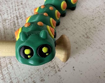 Crazy Caterpillar Keychain