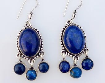 Orecchini pendenti in argento sterling con citrino