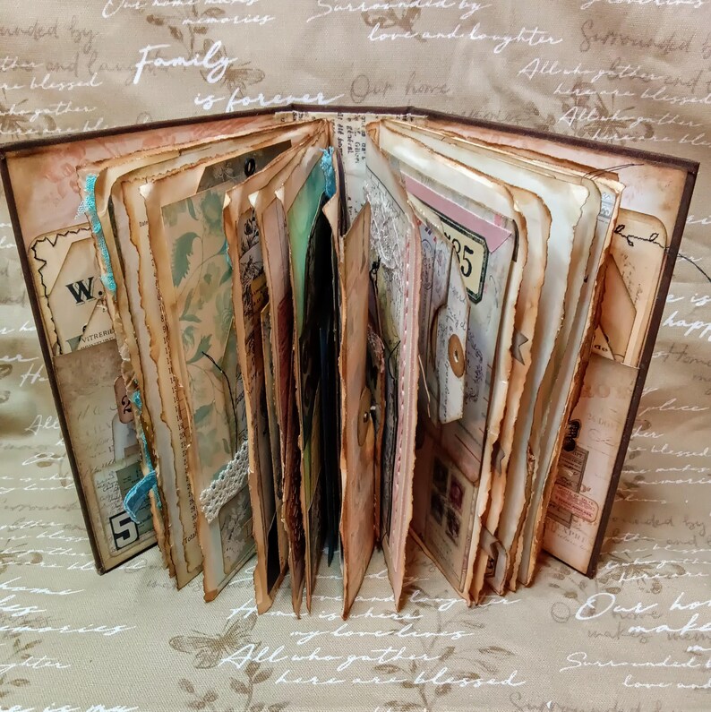 Vintage Styled Junk Journal - Etsy