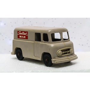 Vintage Toy Milk Truck - Etsy