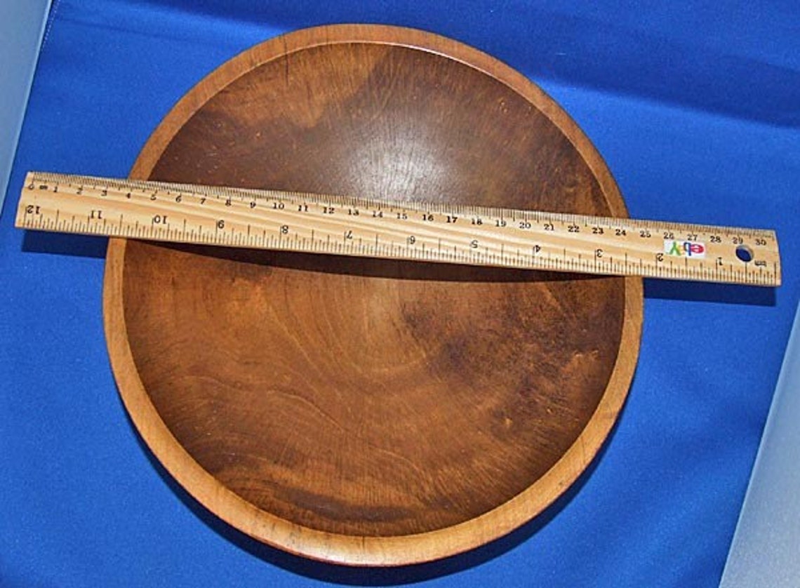VINTAGE HAND TURNED WOOD BOWL VERMONT WOOD SPECIALTIES MADE Etsy