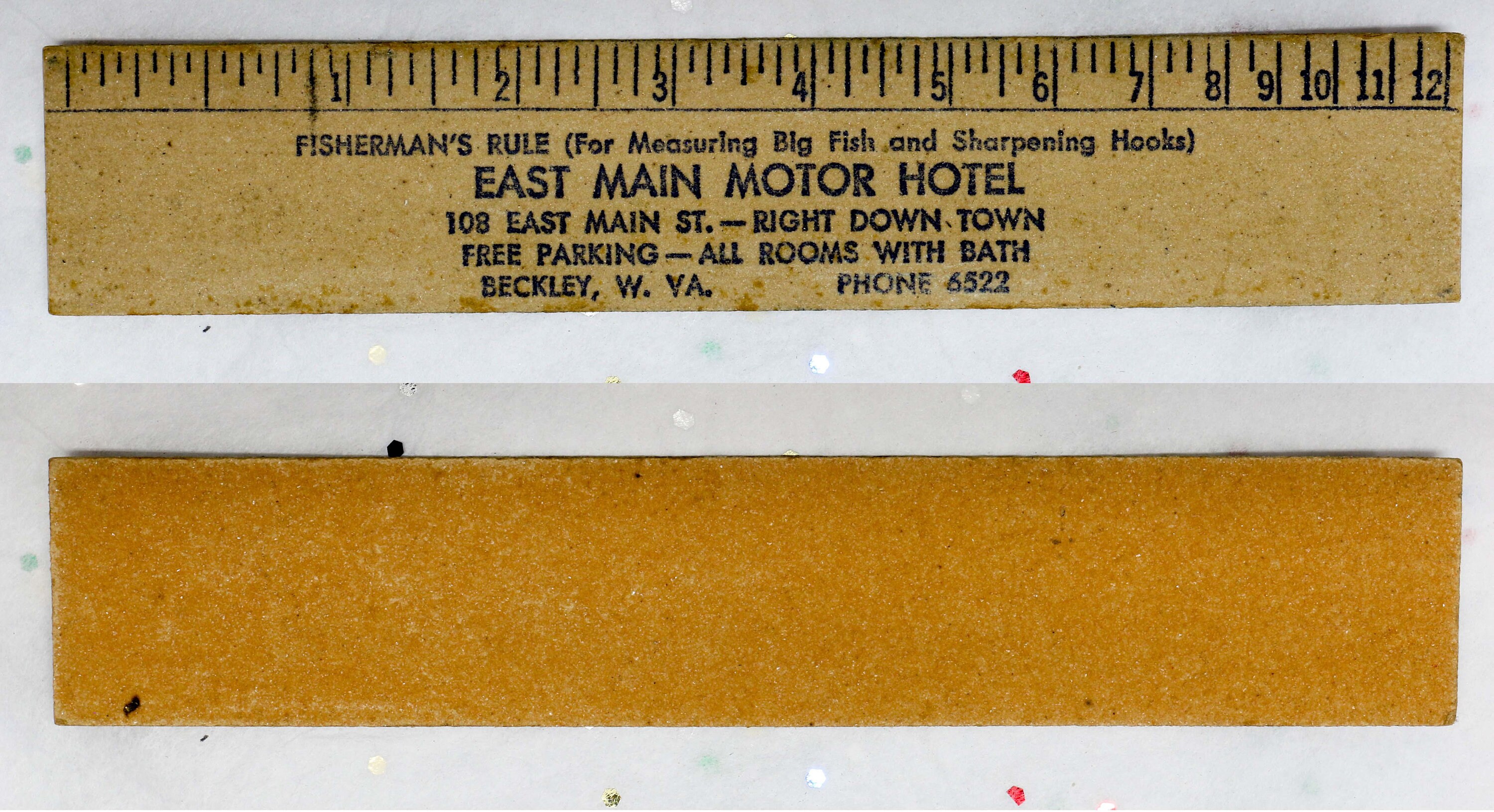 Vintage Advertising Ruler FISHERMANS RULE for Measuring Big Fish ...