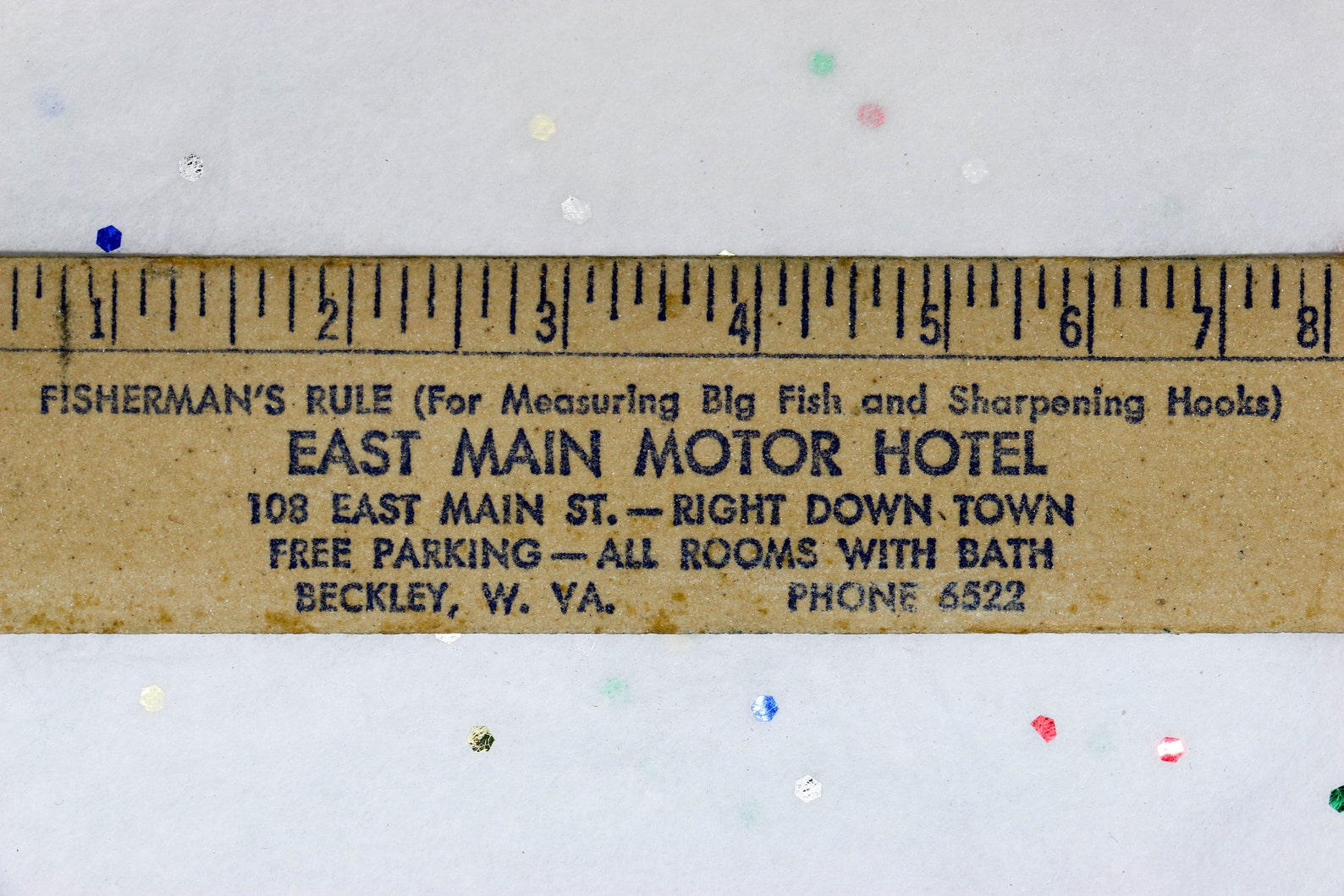 Vintage Advertising Ruler FISHERMANS RULE for Measuring Big Fish ...