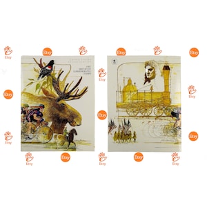 1987 US Postal Service Gedenk Minze Briefmarken Set mit Album montierte ungestempelte Briefmarken - USPS Artikel Nr. 867