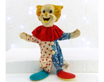 Vintage Bozo the Clown Bend-Em Doll ©Capitol Records - Knickerbocker - Joy of a Toy™ - Excellent Used Condition