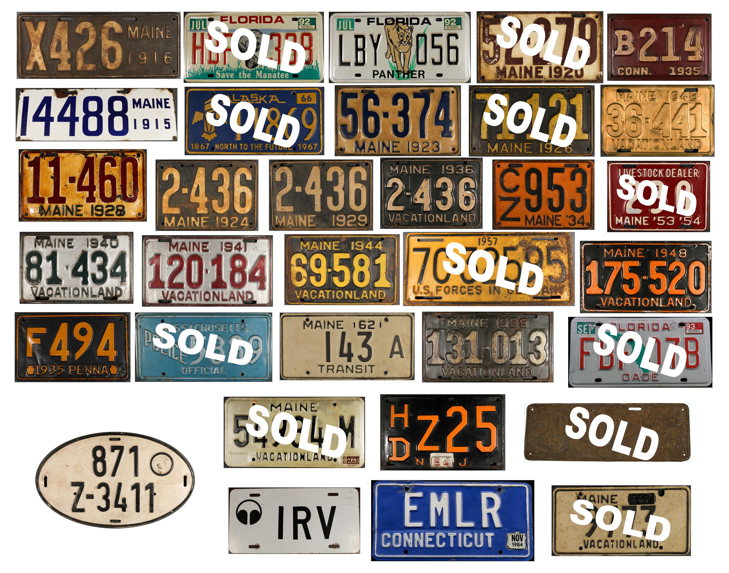 Virginia antique license plates - Etsy 日本