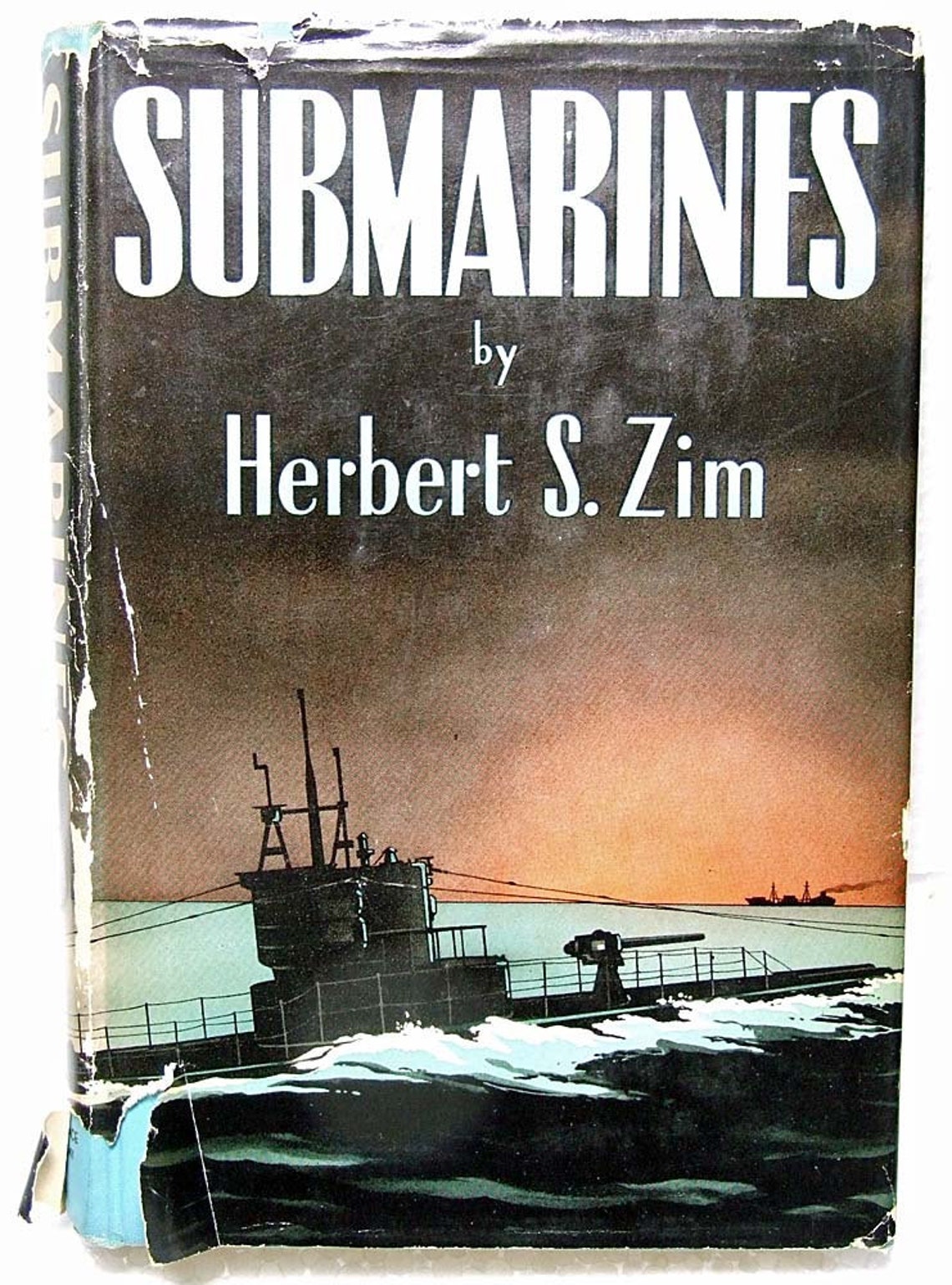 Vintage Submarine Book SUBMARINES By Herbert S. Zim 1942 WWII Etsy