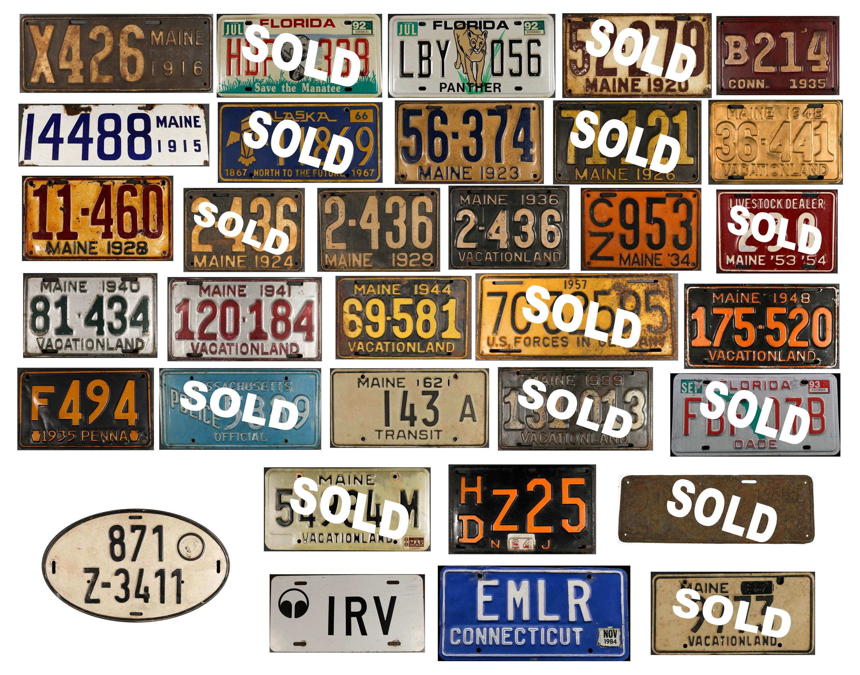 Vintage Arizona License Plates - Etsy