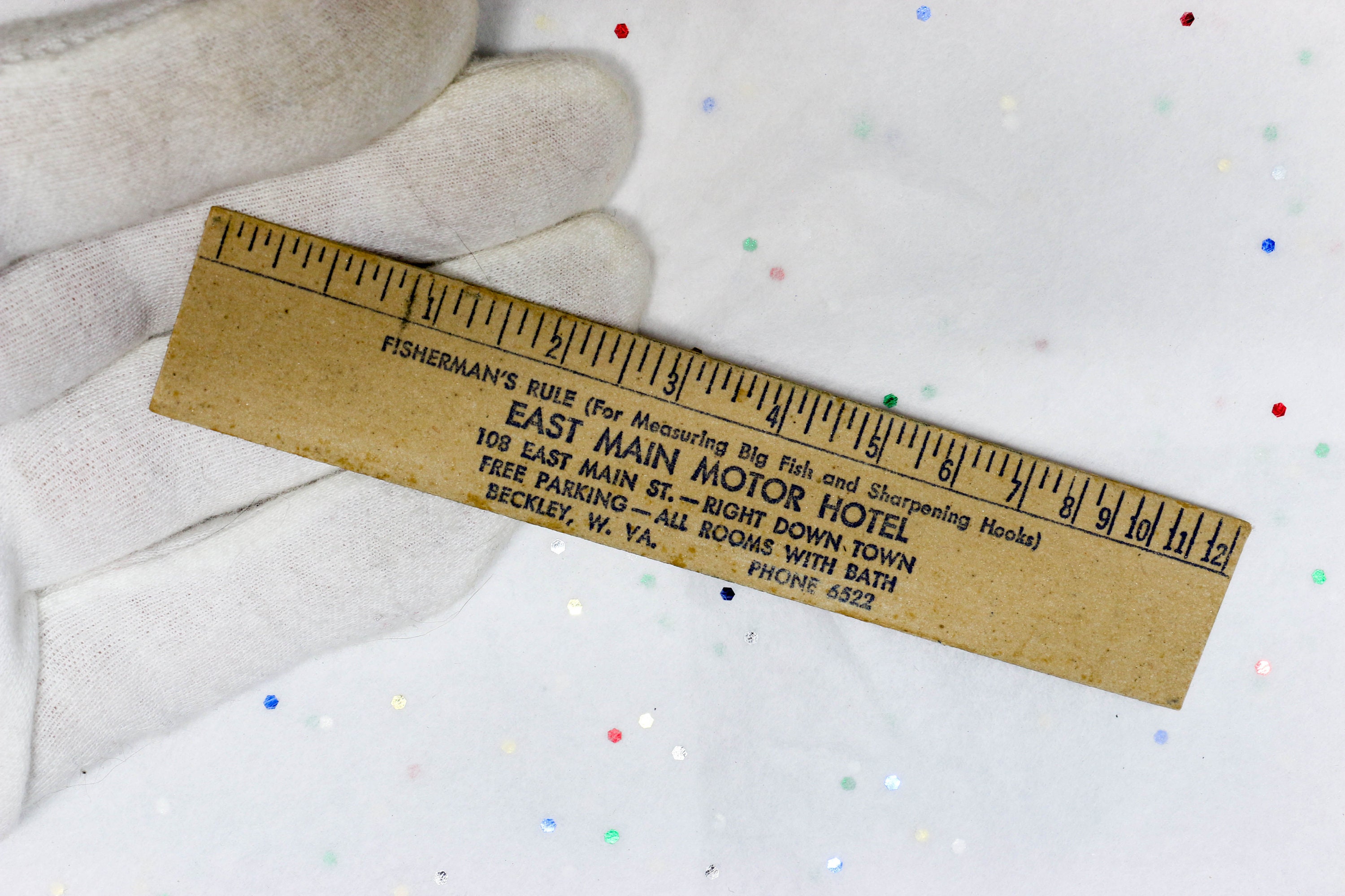 Vintage Advertising Ruler FISHERMANS RULE for Measuring Big Fish ...