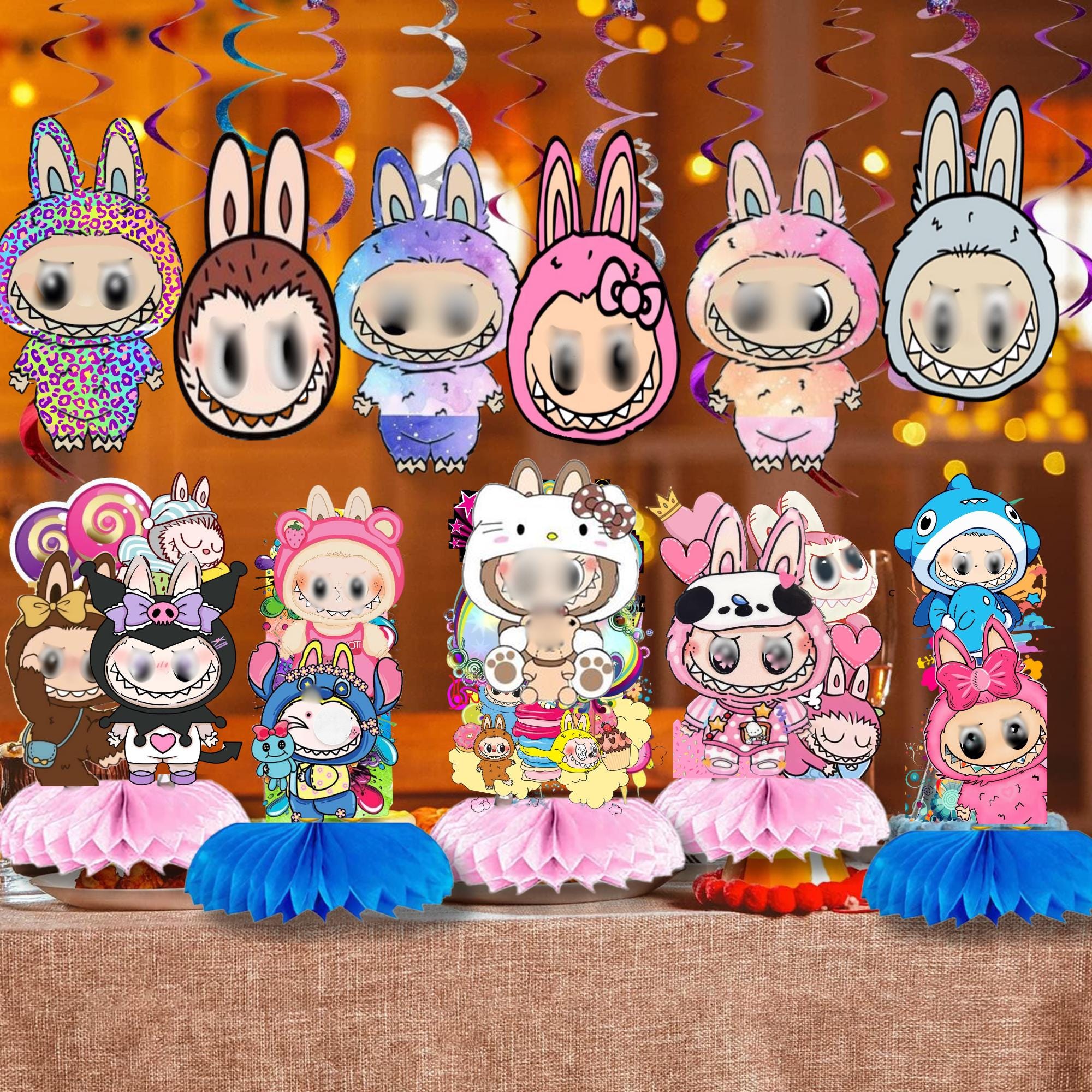 Labubu Keychain Sets - Etsy display picture 1