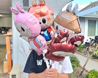 lab monsters toy Bouquet latex foil balloons for Theme party decoration centerpiece happy birthday supplies baby shower boy girl idea