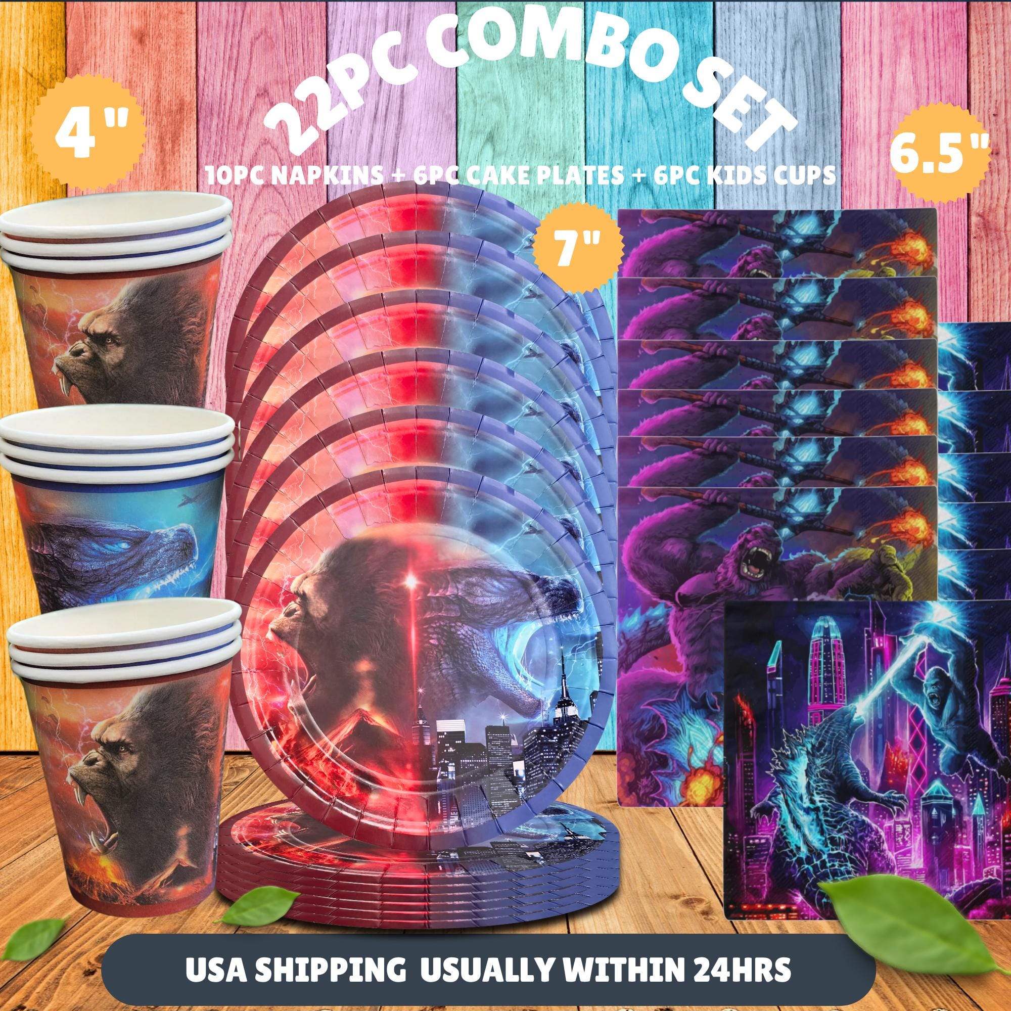 Godzilla Vs Kong Balloons