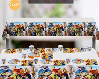 Zootopia toys Bouquet latex foil balloons for Theme party decoration centerpiece happy birthday supplies baby shower boy girl idea