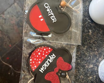 personalized mouse ornaments