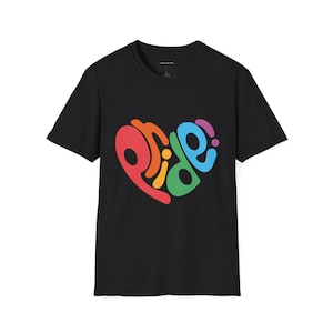 Love is Love Pride T-Shirt - Unisex Rainbow Heart Tee - Pride Month T-Shirt - Colorful Pride T-Shirt - Colorful Love Apparel - Kismet Tshirt