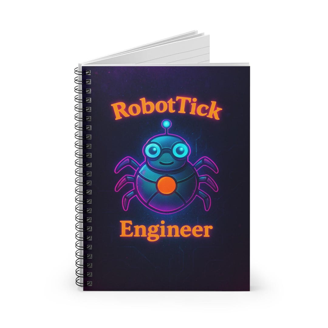 Robottick Engineer Spiral Notebook – Robotics, IT, Software - Etsy