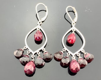 14K Or Jaune Leverback Boucles D/'Oreilles Avec Citron bleu et Smoky Topaz Gemstones