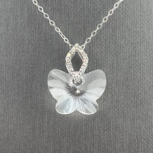 Swarovski butterfly necklace - Etsy 日本