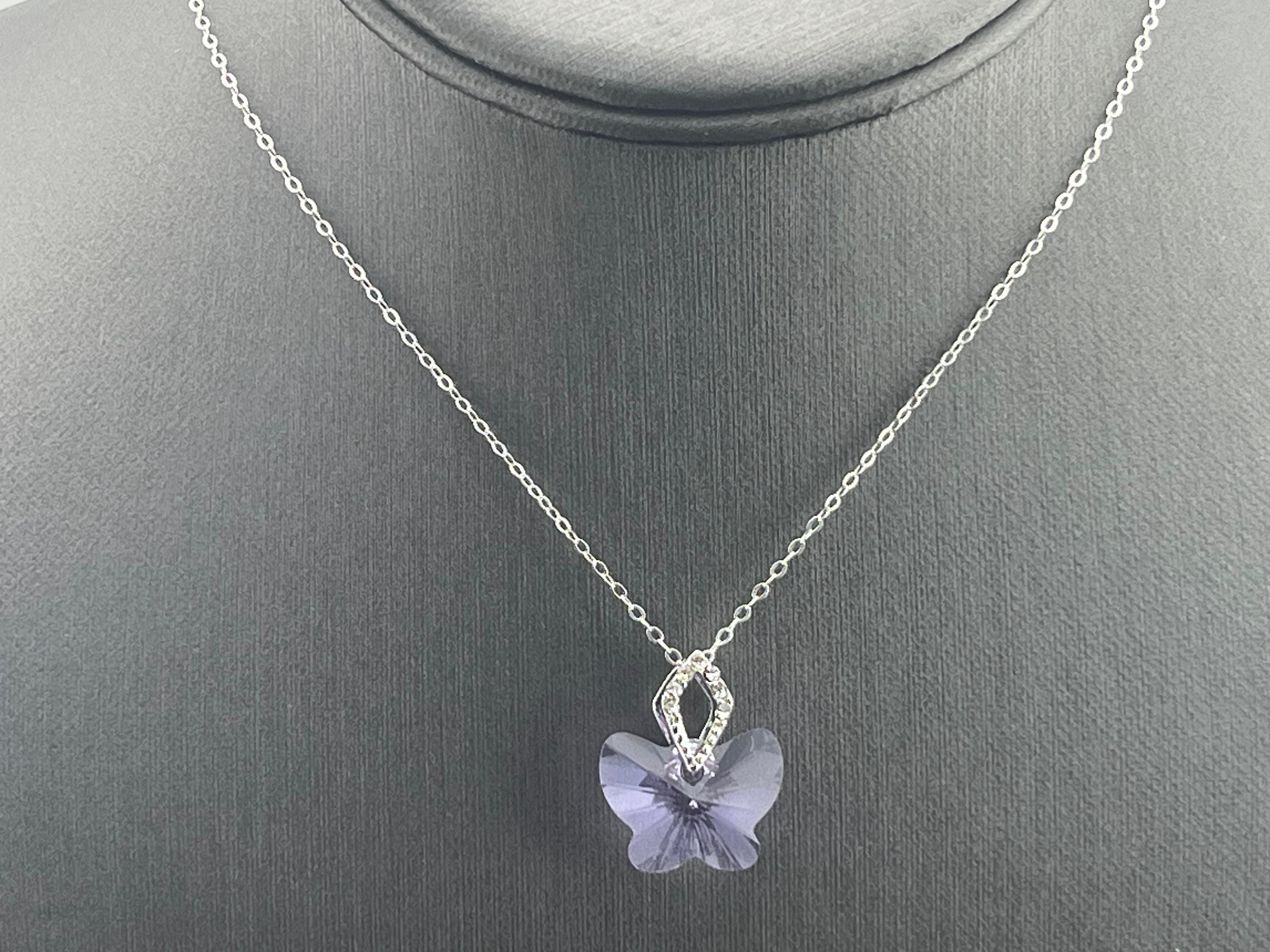 【BLACKPURPLE】BlackPurple 5P Silver Gray Butterfly Necklace nn0341ya-br_grande.jpg?v=