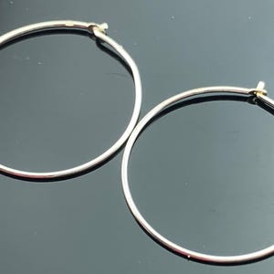 925 Sterling Silver Hoop Earrings · Minimalist Everyday Jewelry · Lightweight Classic Hoops · Timeless Gift for Her