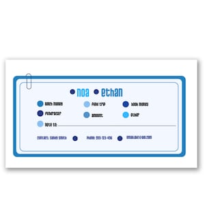 A Clipped Note Money Envelopes Personalized | School Envelopes | Money Envelopes | Lunch Money | School Lunch | Class Trip |Cash To Teacher