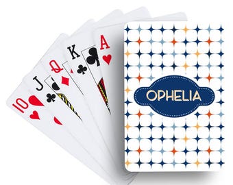 Personalized Playing Cards | Modern Custom Card Deck Gift Ophelia