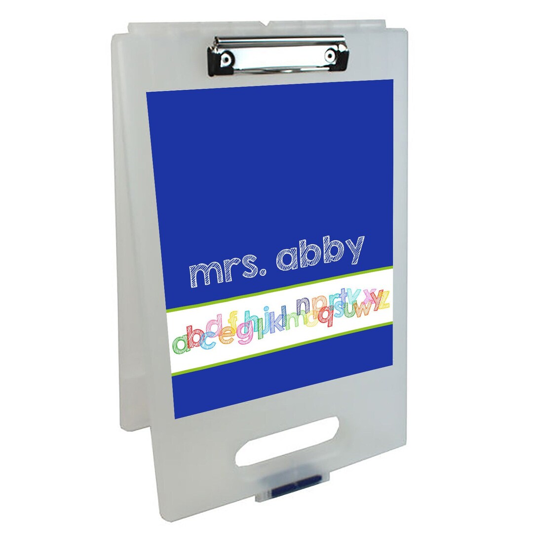 ABC Letters Clipboard Storage Case Custom Teacher Clipboard Case