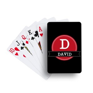 Circle Solid | Personalized Playing Cards | Fathers Day Gift