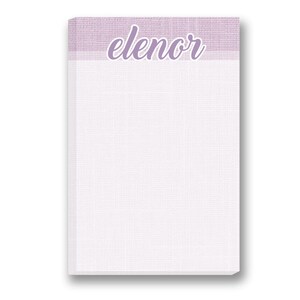 Elenor Note Pad | Custom Note Pad | Custom Printed Notepads | Monogrammed Memo Pads | Personalized Pads | Customized Note Paper