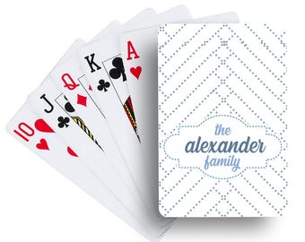 Personalized Playing Cards | Housewarming Gift | Hostess Gift | Alexander
