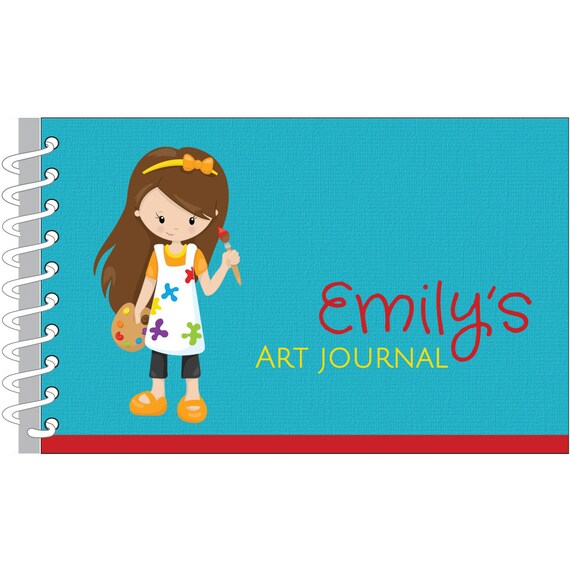 Sketchbook Journal Notebook Kids Art Gift Personalized Drawings