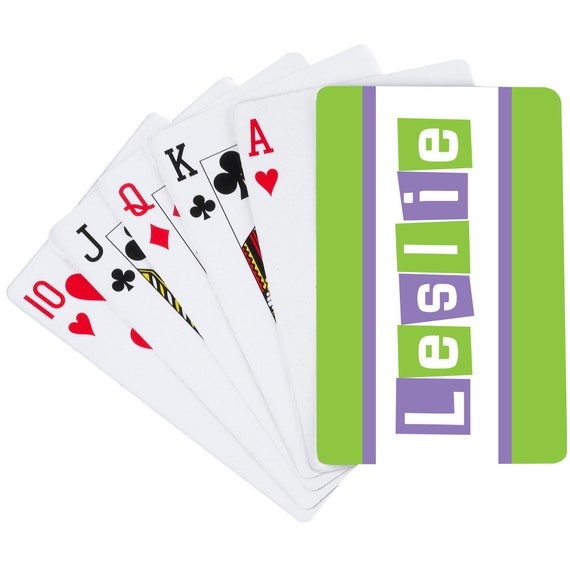 Letter Playing Cards