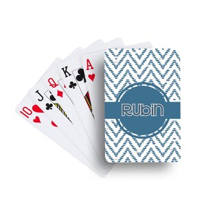 Micro Pattern | Personalized Playing Cards | Fathers Day Gift