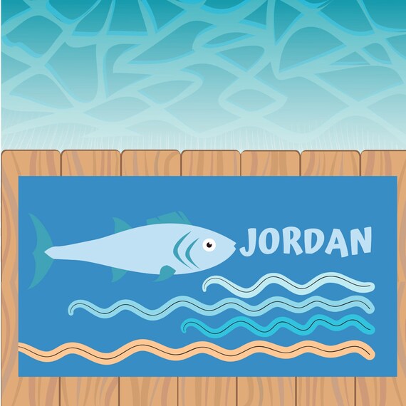childrens personalized beach towels