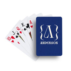 Diamond Solid | Personalized Playing Cards | Fathers Day Gift
