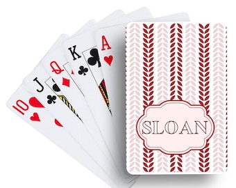 Personalized Playing Cards | Custom Elegant Card Deck for Her Sloan