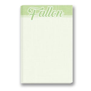 Fallon Note Pad | Custom Note Pad | Custom Printed Notepads | Monogrammed Memo Pads | Personalized Pads | Customized Note Paper