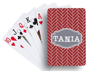 Personalized Playing Cards | Custom 52-Card Deck, Modern Gift Tania