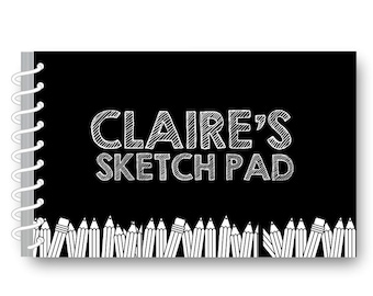 Personalized Art Journal for Kids | Custom Drawing Notebook | Gift for Young Artists | Claire
