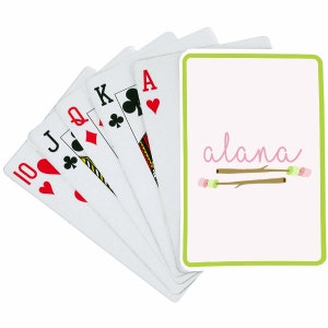 Marshmallows Camp Cartes à jouer | | de jeu de cartes personnalisé Cartes à jouer personnalisées pour les enfants | Le parti favorise | Jeux personnalisés | Monogrammé
