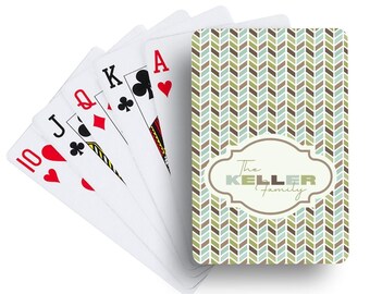 Personalized Playing Cards | Housewarming Gift | Hostess Gift | Keller